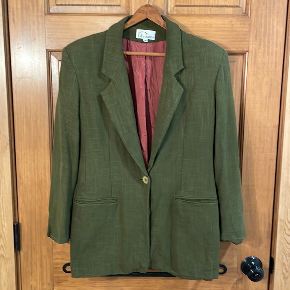 Green blazer